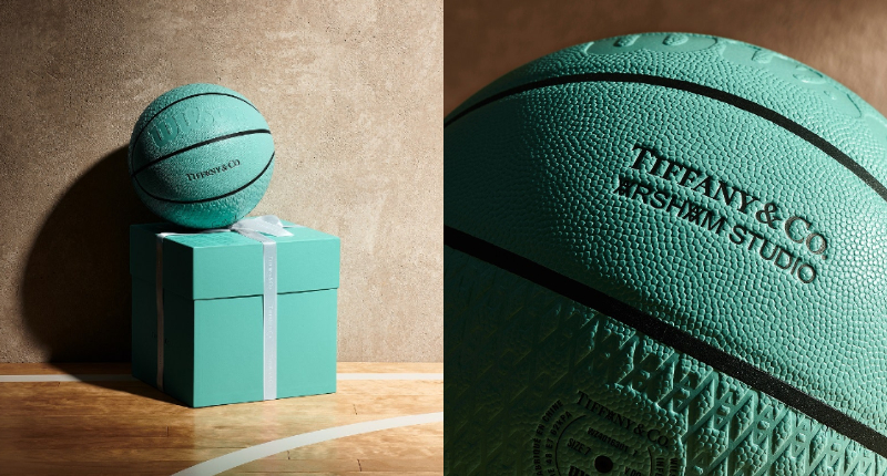 美到捨不得拿去打！Tiffany & Co.慶祝NBA全明星賽，攜手Daniel Arsham打造限量版 Tiffany Blue 籃球