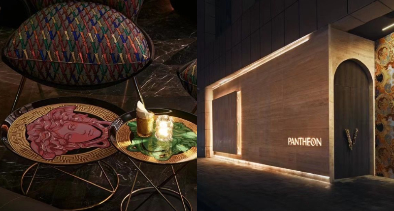 全球首間精品聯名的夜店！Versace Home X Pantheon就座落北京，一進門還有梅杜莎迎接