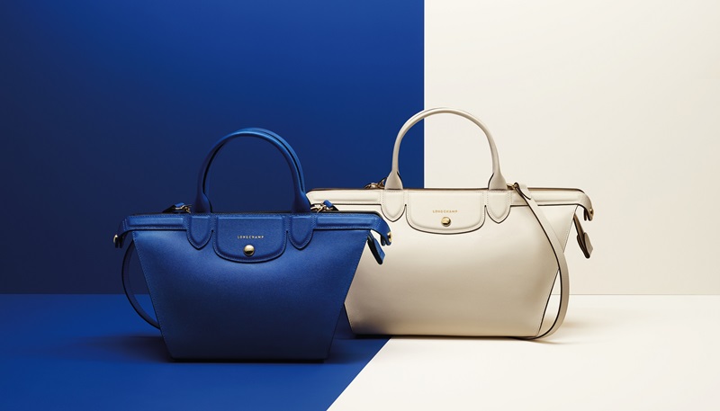 Longchamp Le Pliage Héritage MINI 2015春夏(電光藍及亞麻色)_NTD.39,600
