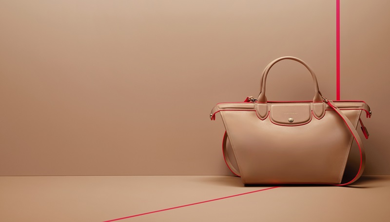 Longchamp Le Pliage Héritage NÉON 2015春夏(米色大)_NTD.55,400、(米色小)_NTD.47,000