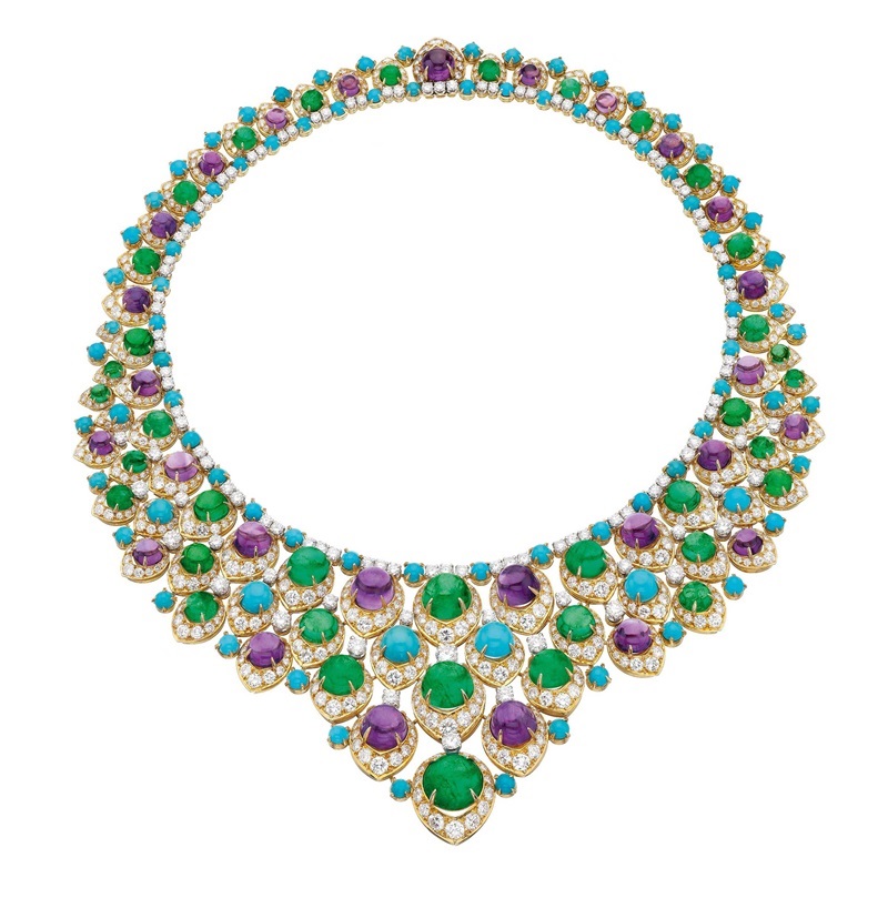 BVLGARI La Dolce Vita甜蜜生活 1965年Bib古董珠寶項鍊