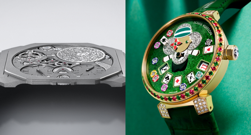 【#Watch】不只是時尚！Bvlgari與Louis Vuitton新時計，展露絕倫工業和裝飾藝術美學