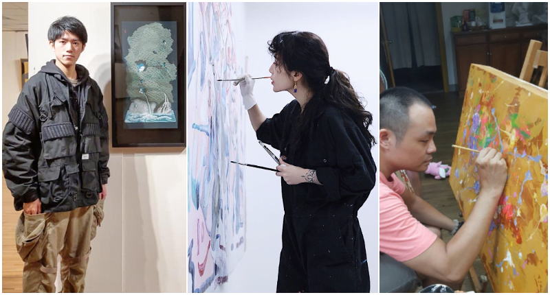 躍動的創作靈魂，用畫筆揮灑燦爛大千世界：台灣新銳藝術家<一>