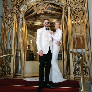 世界上最長的婚紗，名人凱特博克與凱文洛夫王子公主夢幻...