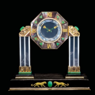 漂浮的走時魔法！巧奪天工的Cartier神秘鐘，藝術...