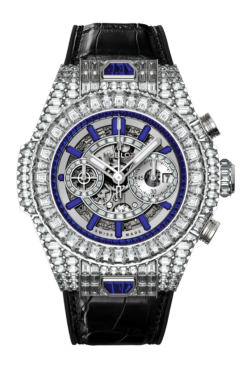 BIG BANG UNICO HAUTE JOAILLERIE White Diamonds and Blue Sapphires