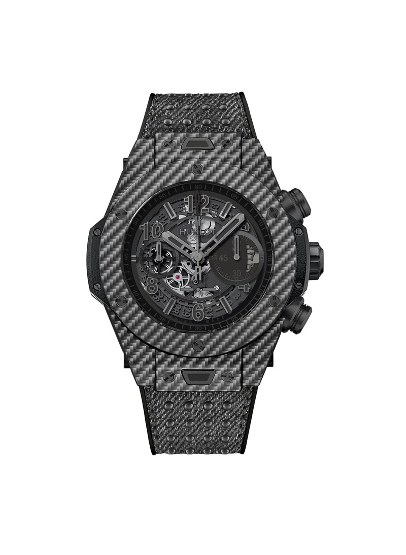 4.Big Bang Unico Italia Independent 鍍鋁碳纖維潮流科技錶。

HUBLOT宇舶錶與義大利潮流配飾品牌talia Independent於2014年11月合作全新材質Texalium®（鍍鋁碳纖維）的Big Bang Unico“Italia Independent”腕錶。全新材質 Texalium® 實為鍍鋁碳纖維，不僅擁有碳纖維輕巧舒適絕佳佩戴體驗，更可以創造出多種色彩並時刻閃耀璀璨光澤。推出灰色和藍色兩種顏色，每款限量典藏500只，每只腕錶將搭配訂製Italia Independent錶盒，同時贈送一副Italia Independent太陽眼鏡。這副太陽眼鏡的框架也是由Texalium®打造。