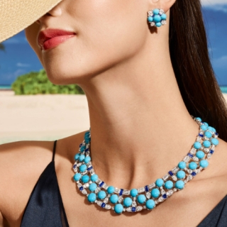 爛漫夏季珠寶選：歌頌熱情「藍」調！鮮明綠松石、海藍寶...