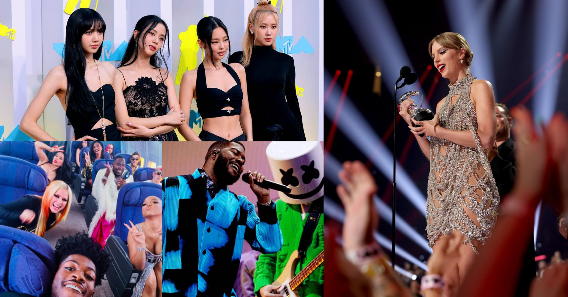 直擊MTV 2022 頒獎典禮盛宴：流行歌后泰勒絲奪年度最佳音樂錄影帶最大獎，南韓人氣女團Blackpink首度登台勁歌熱舞，連天后也化身迷妹應援！