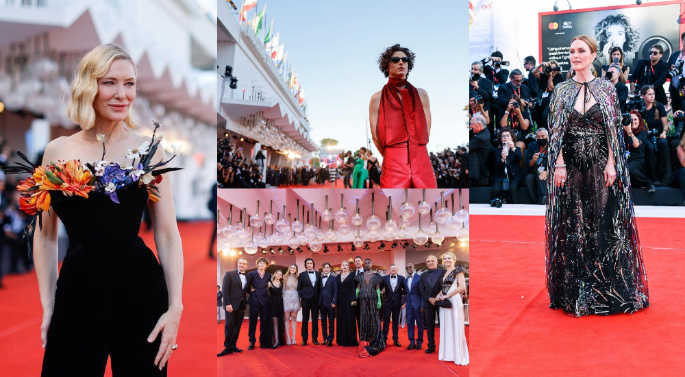 2022威尼斯影展紅毯精華：男神女神齊聚一堂！精靈女王凱特布蘭琪仙氣逼人、大滿貫影后茱莉安摩爾優雅亮相、提摩西大方曬裸背！