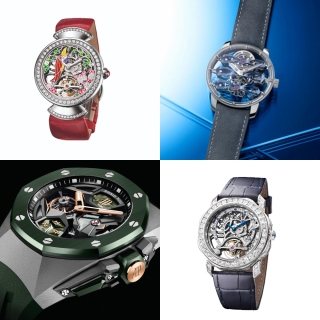 【#Watch】 於鏤空機械藝術間跳盪的濃豔色彩，欣賞Bucherer、Aude...