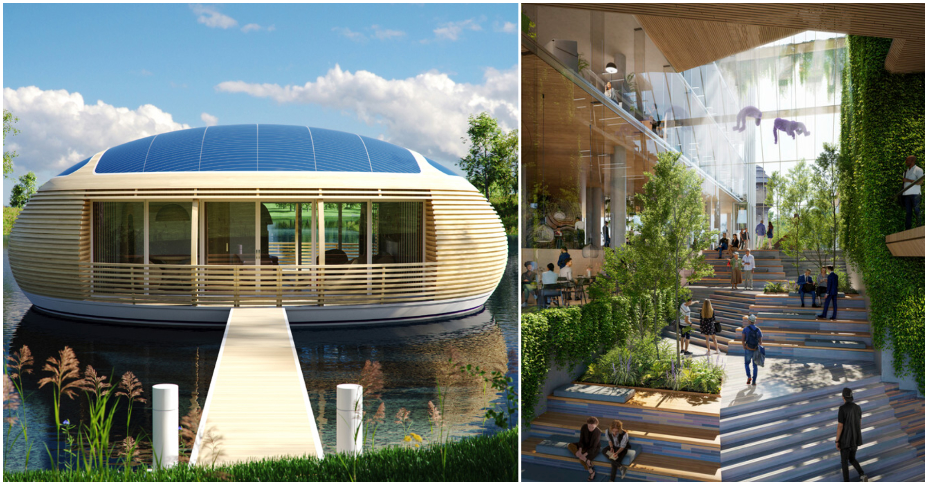 【#Good Design】永續建築賞：再生材質打造美觀特色建築，麥當勞成繁茂溫室、水上小屋家具竟是用回收紙質設計而成！