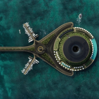 【#Travel】世界綠色酒店選：海上浮動的新未來！卡達生態漂浮酒店藉水流與風能...