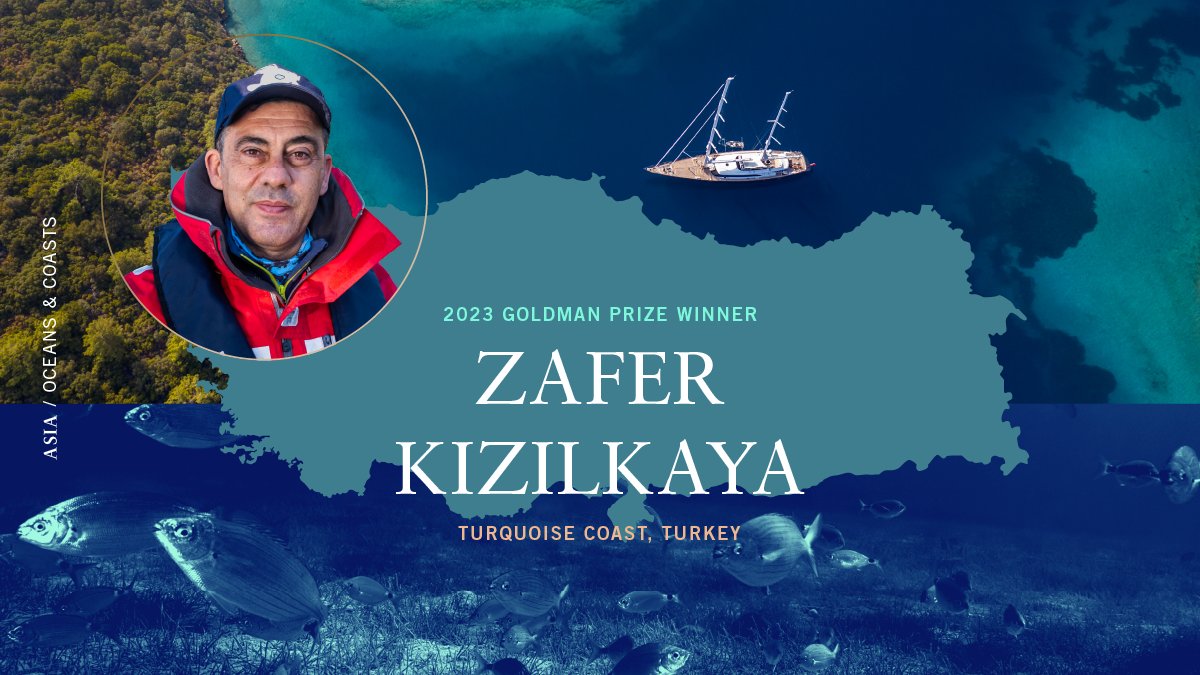 【#Environment】致敬高德曼獎草根環保鬥士Zafer Kizilkaya：擴展海洋保護區網捍衛土耳其海岸生態系統、攜手漁民投入保育活動