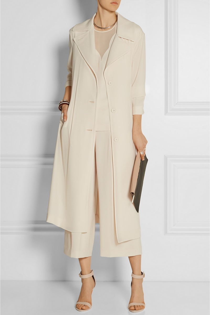 4. DKNY - 縐紗闊腿九分褲 $273.32 | BUY➲bit.ly/1c2XHXa