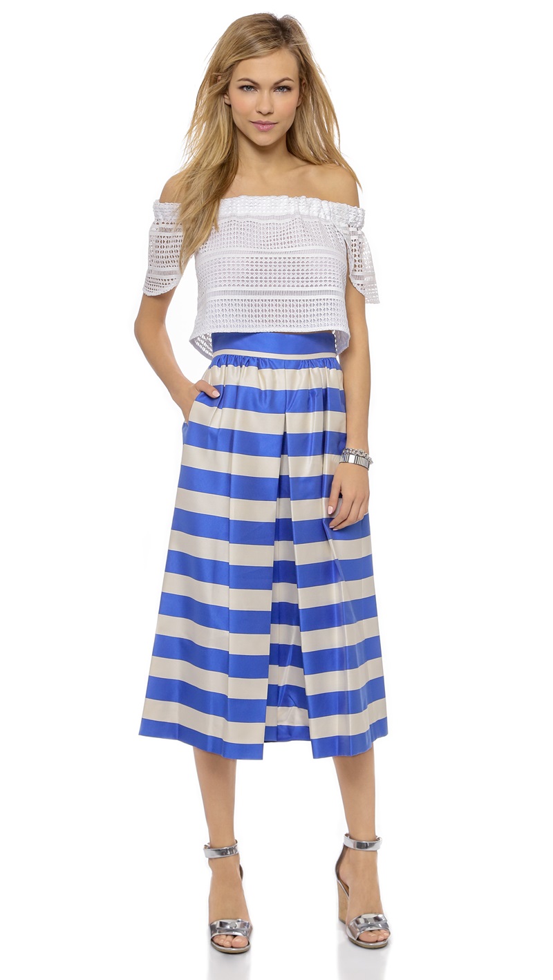 14. alice + olivia 高腰褶皺裙褲 US$ 484 | BUY➲http://bit.ly/1c2Y3gy