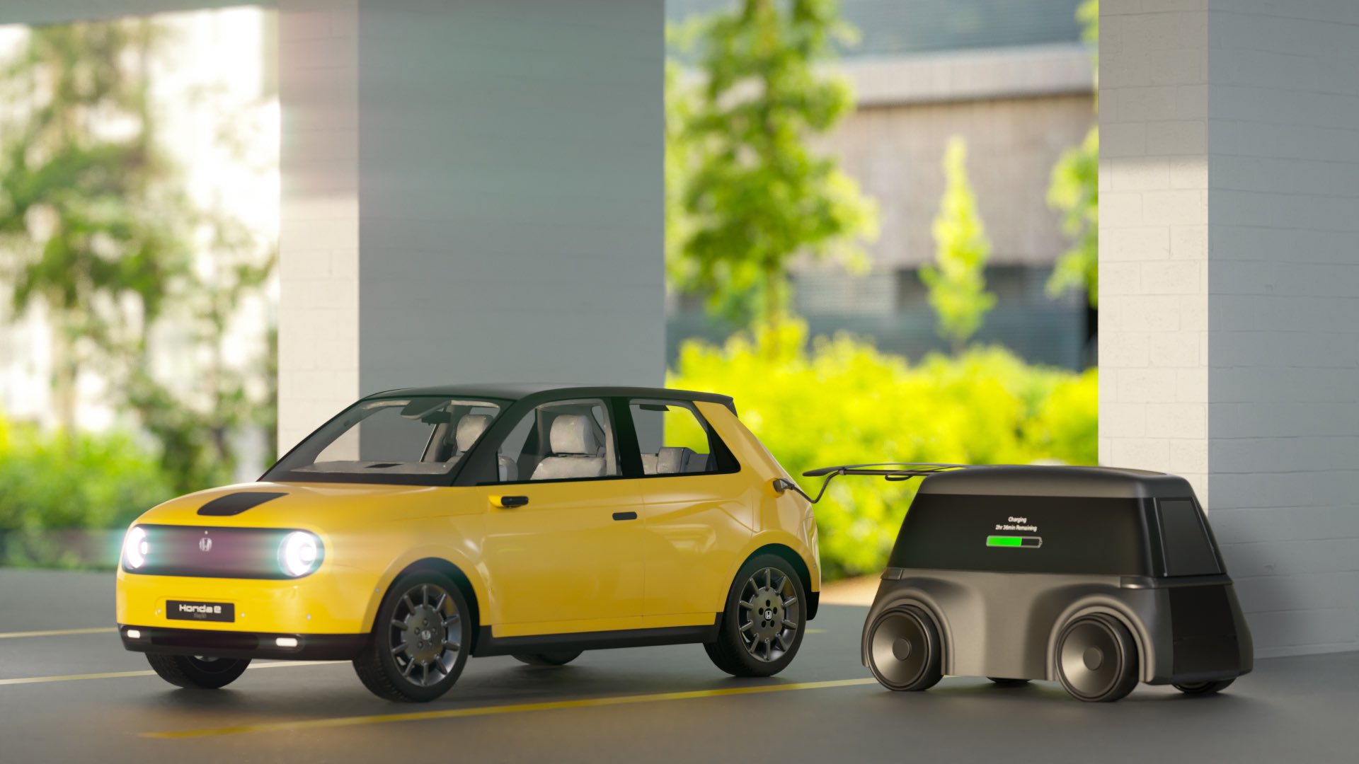 【#Car】隨call隨到的自動充電機器人Autev解決電動車充電站不足困境
