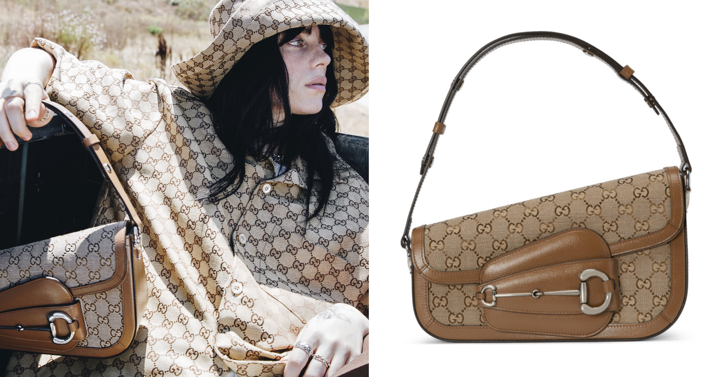 【#Accessory】GUCCI 經典馬銜鍊系列再推強打，不規則「怪奇包」太獨特，Billie Eillish 精采詮釋率性風格