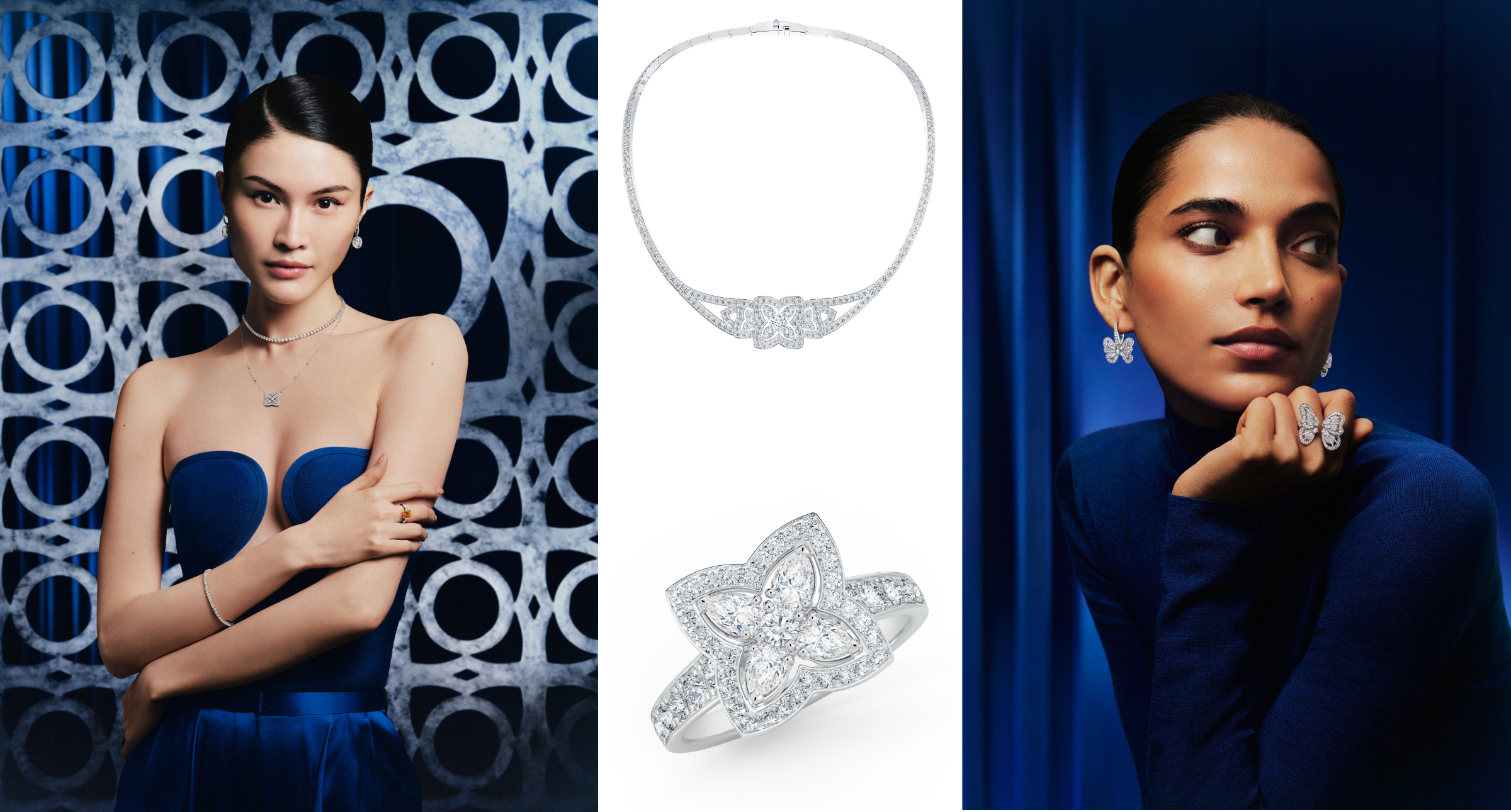 【#Jewelry】DE BEERS 聖誕新系列珠寶，蓮花元素綴上鑽石優雅呈現
