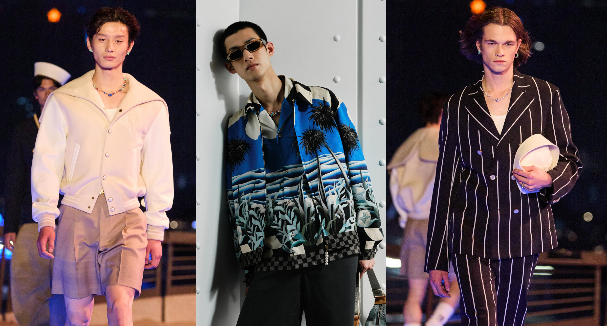 【#Trends】LOUIS VUITTON 2024早秋男裝秀移師香港，以水為題結合夏威夷風情，展現一系列精彩作品