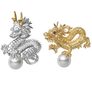 【#Jewelry】飛龍戲珠活靈活現！MIKIMOTO 龍年珠寶綻放耀眼金光