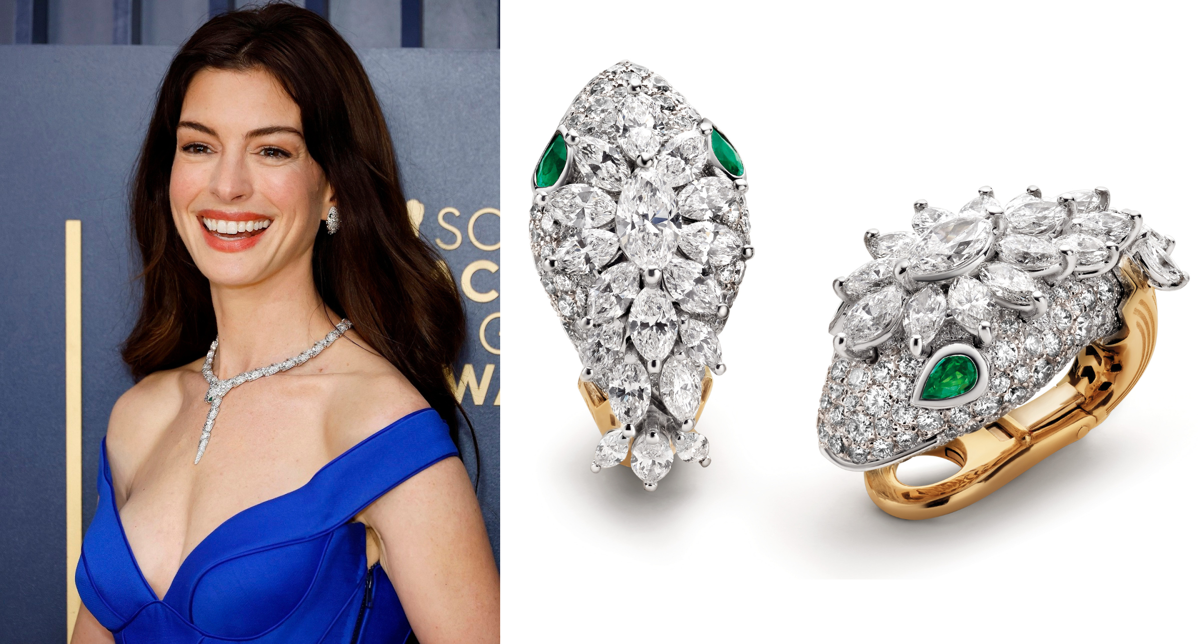 【#Style】Anne Hathaway 華麗現身SAG典禮，天藍色禮服藏巧思致敬《穿著Prada 的惡魔》！