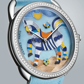 【#Watch】Hermès全新工藝腕錶重返童趣，皮...