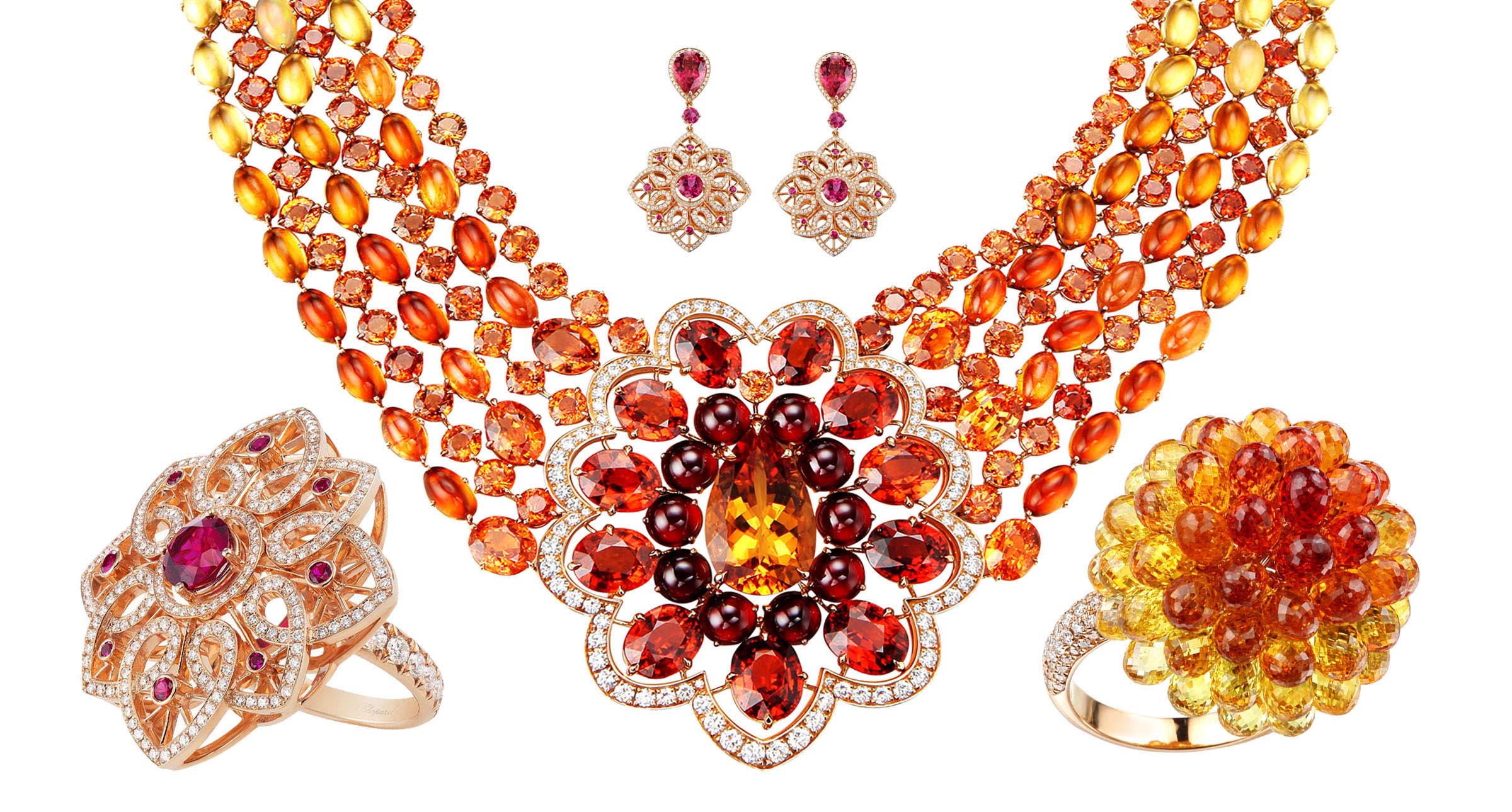 【#Jewelry】Chopard頂級珠寶及腕錶展看點：祖母綠、紅碧璽等彩寶綻放蓬勃春意；腕錶結合精湛鑽石工藝盡顯典雅奢華