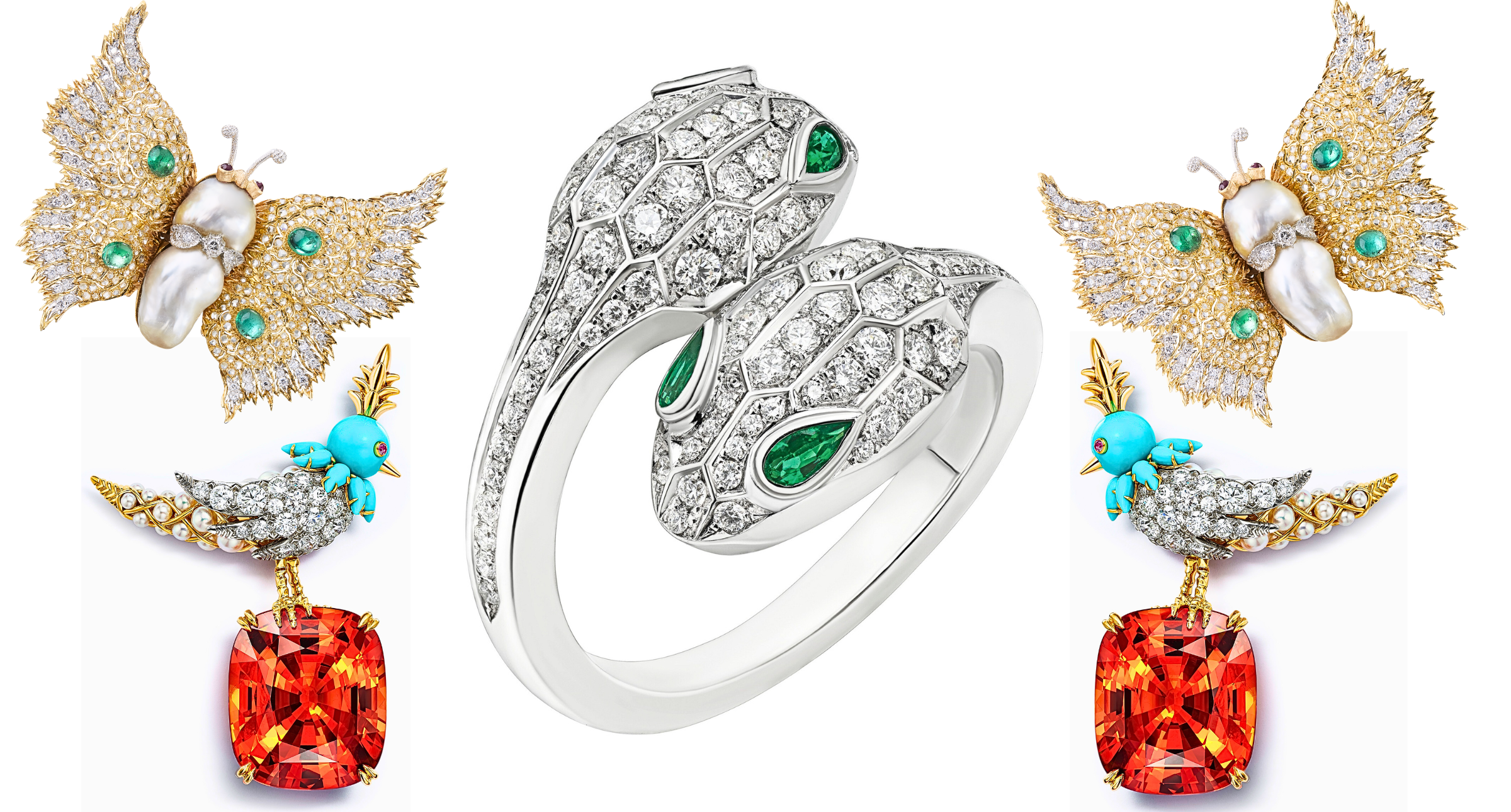 【#Jewelry】以珠寶幻化絢彩生物，萬千世界綻放蓬勃生機