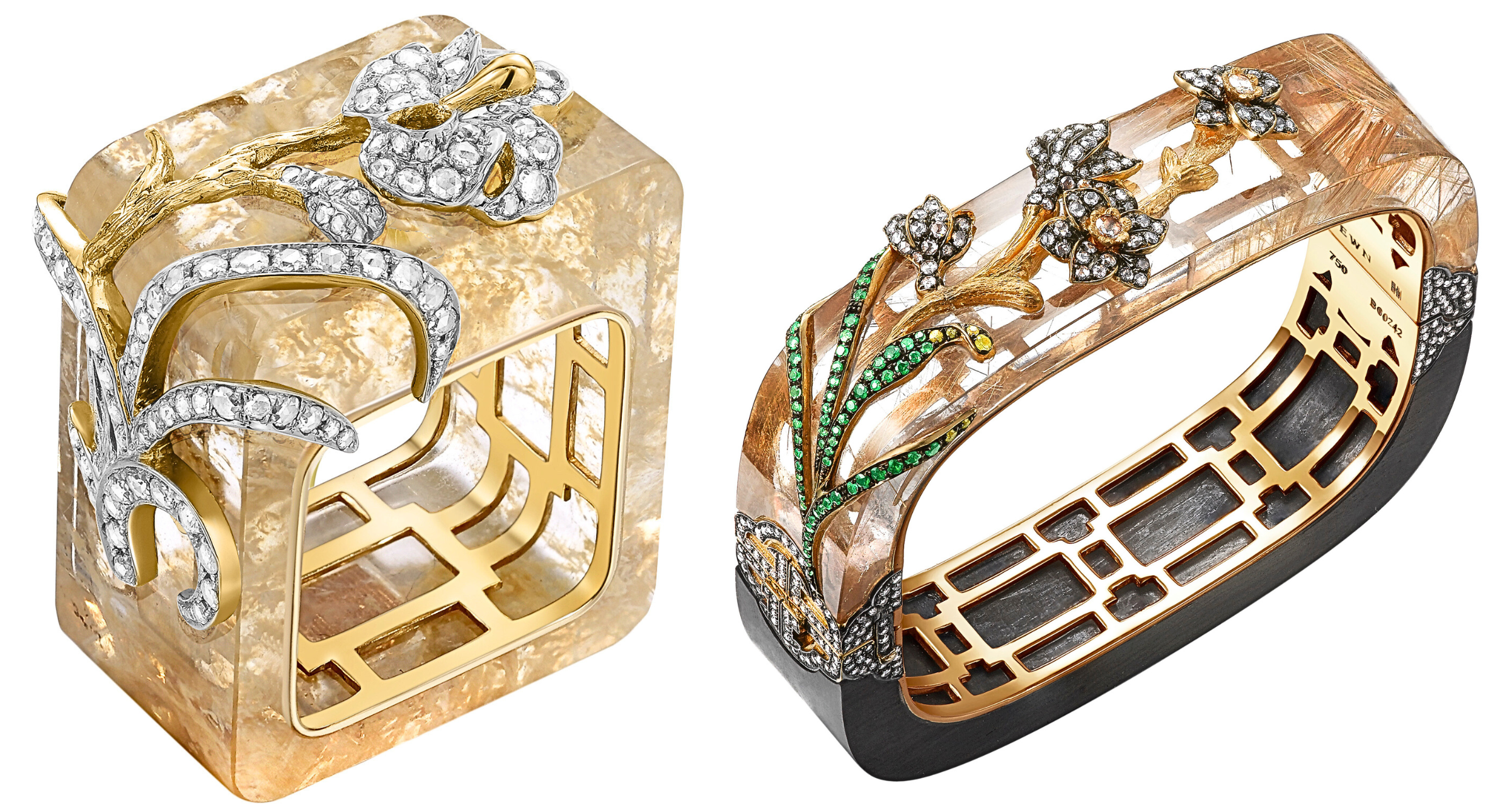 【#Jewelry】珠寶再現中國詩畫藝術，YEWN全新「文人話」系列方戒以現代工藝大膽優雅地重新詮釋傳統文人畫