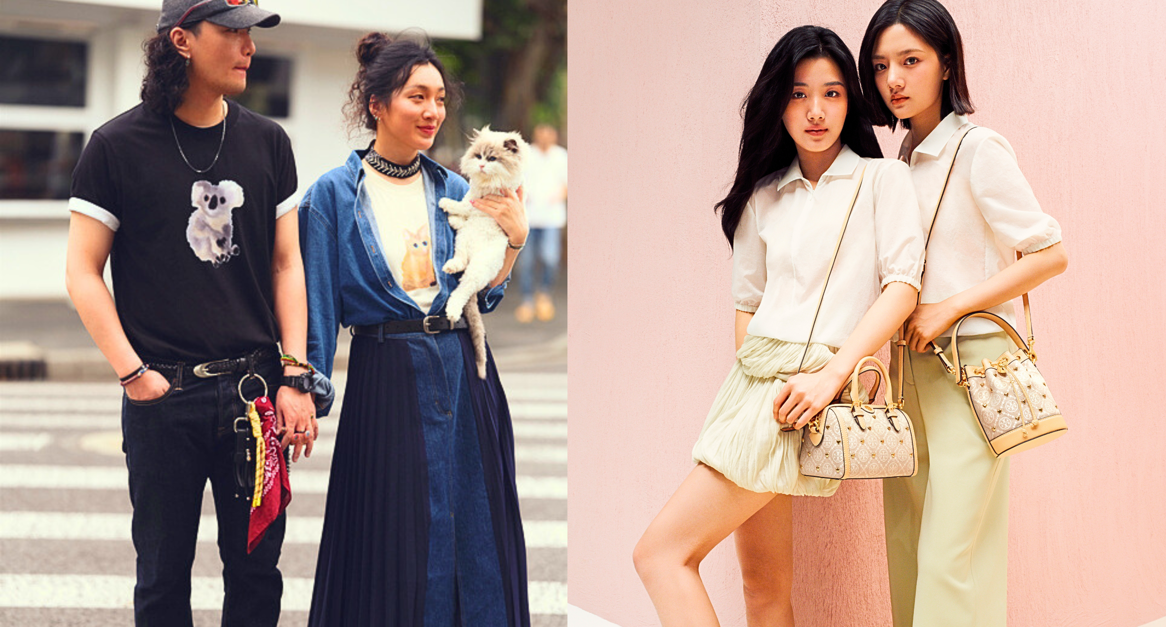 【#Trends】七夕與摯愛選一款情侶服飾，Burberry英國天鵝男女款、SANDRO水彩藝術風、還是TORY BURCH幾何美學？穿出時尚態度更添浪漫氛圍！