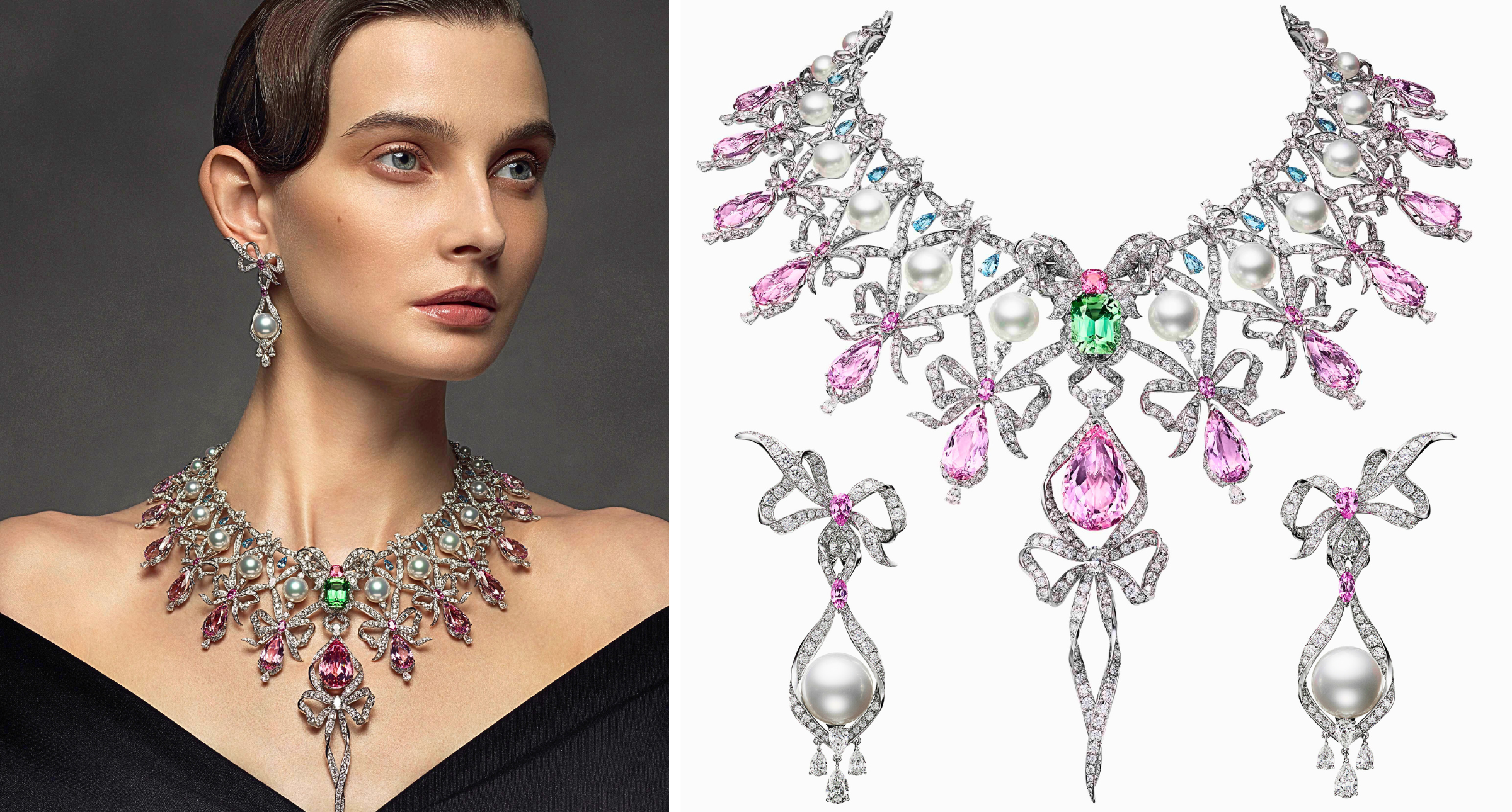 【#Jewelry】日本珍珠璀璨重現巴洛克風奢雅氣質，MIKIMOTO《The Bow》頂級珠寶現代詮釋經典緞帶設計
