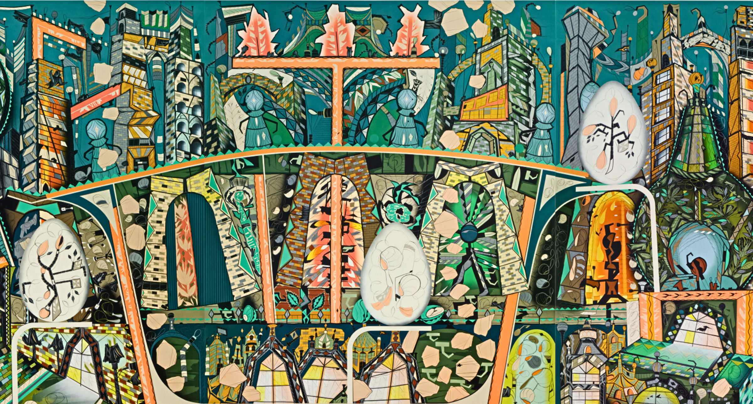 【#Art】「蛋」中窺探虛實，Lari Pittman亞洲首場藝術展「魔幻現實主義」上海登場
