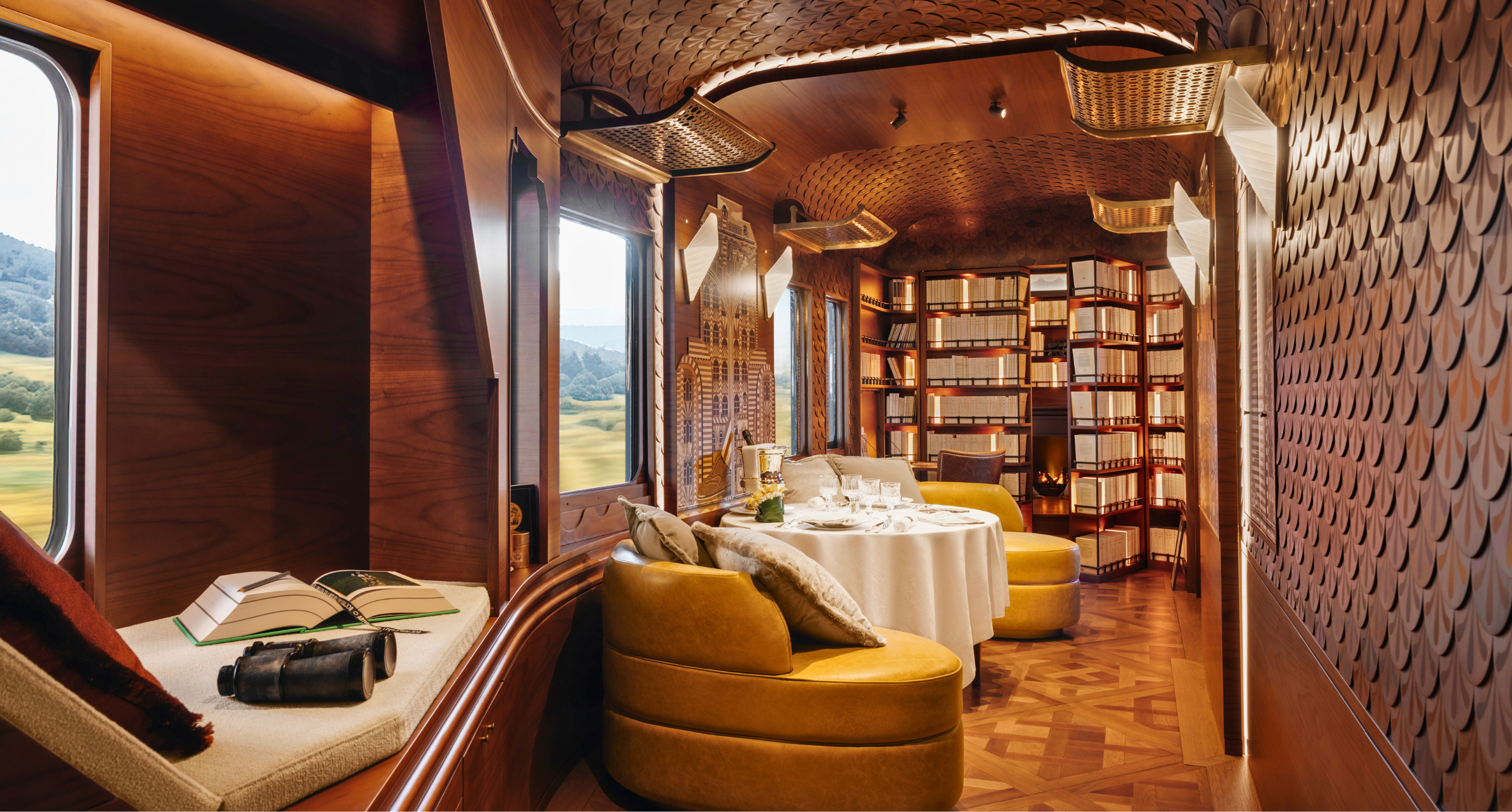【#Good Design】穿越回文藝復興！Belmond豪華列車全新內飾美得像藝術品