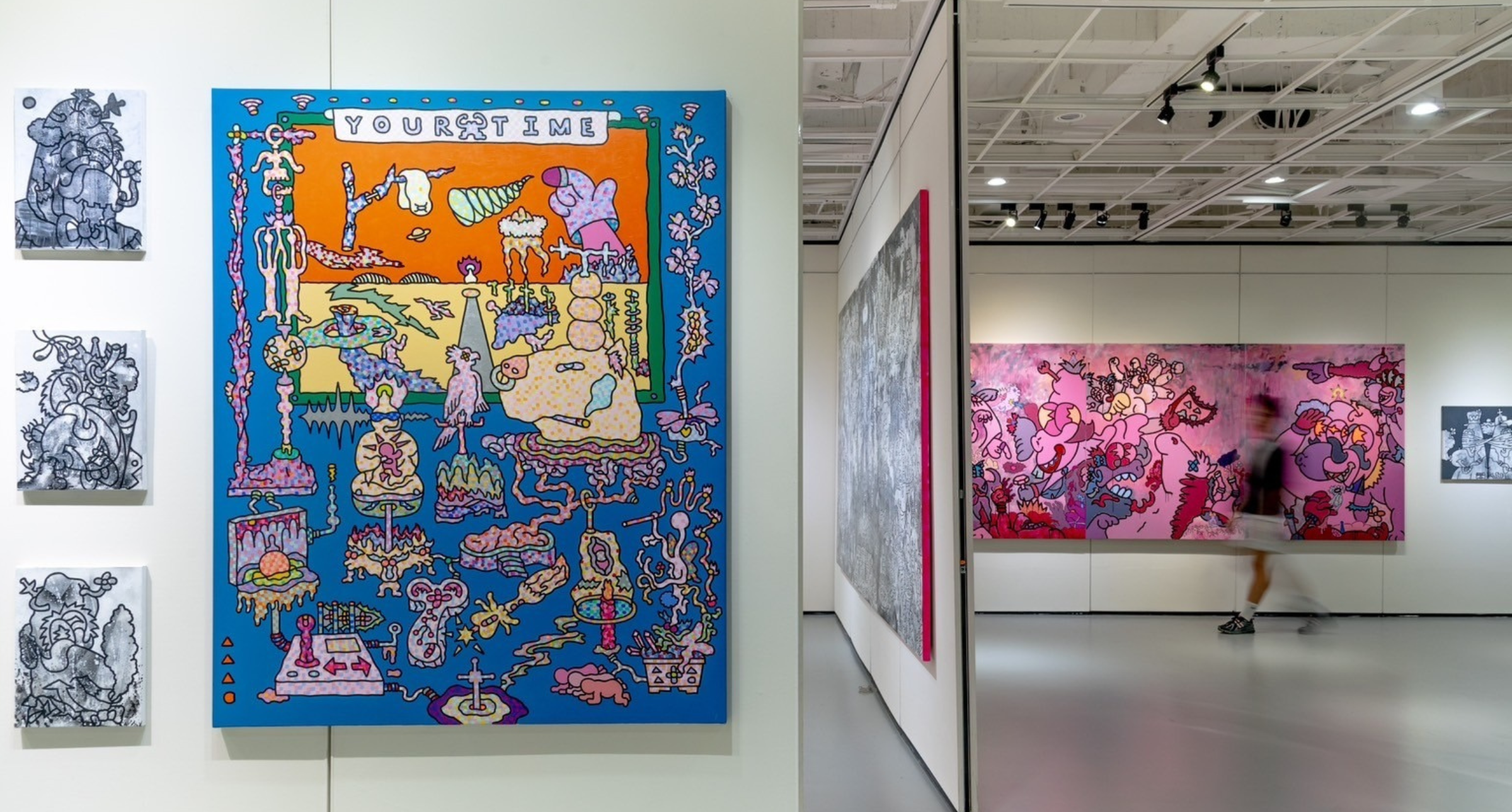 當東方山水遇上西方塗鴉：藝術家「異男文森」展現融合中西的奇思藝想