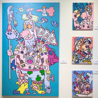 當東方山水遇上西方塗鴉：藝術家「異男文森」展現融合中...
