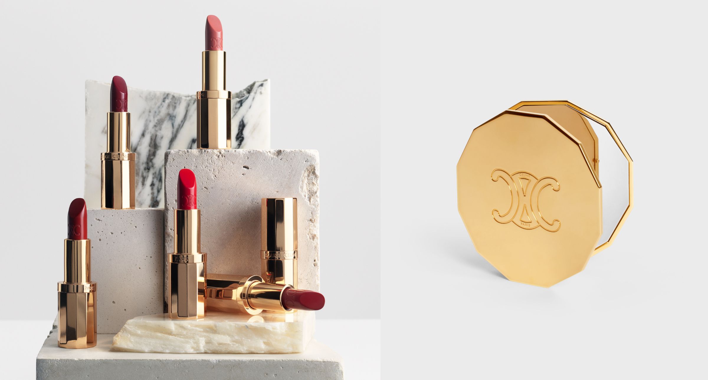 唇上的復古法式優雅，CELINE LE ROUGE 柔緞唇膏完整 15 色在春季登場