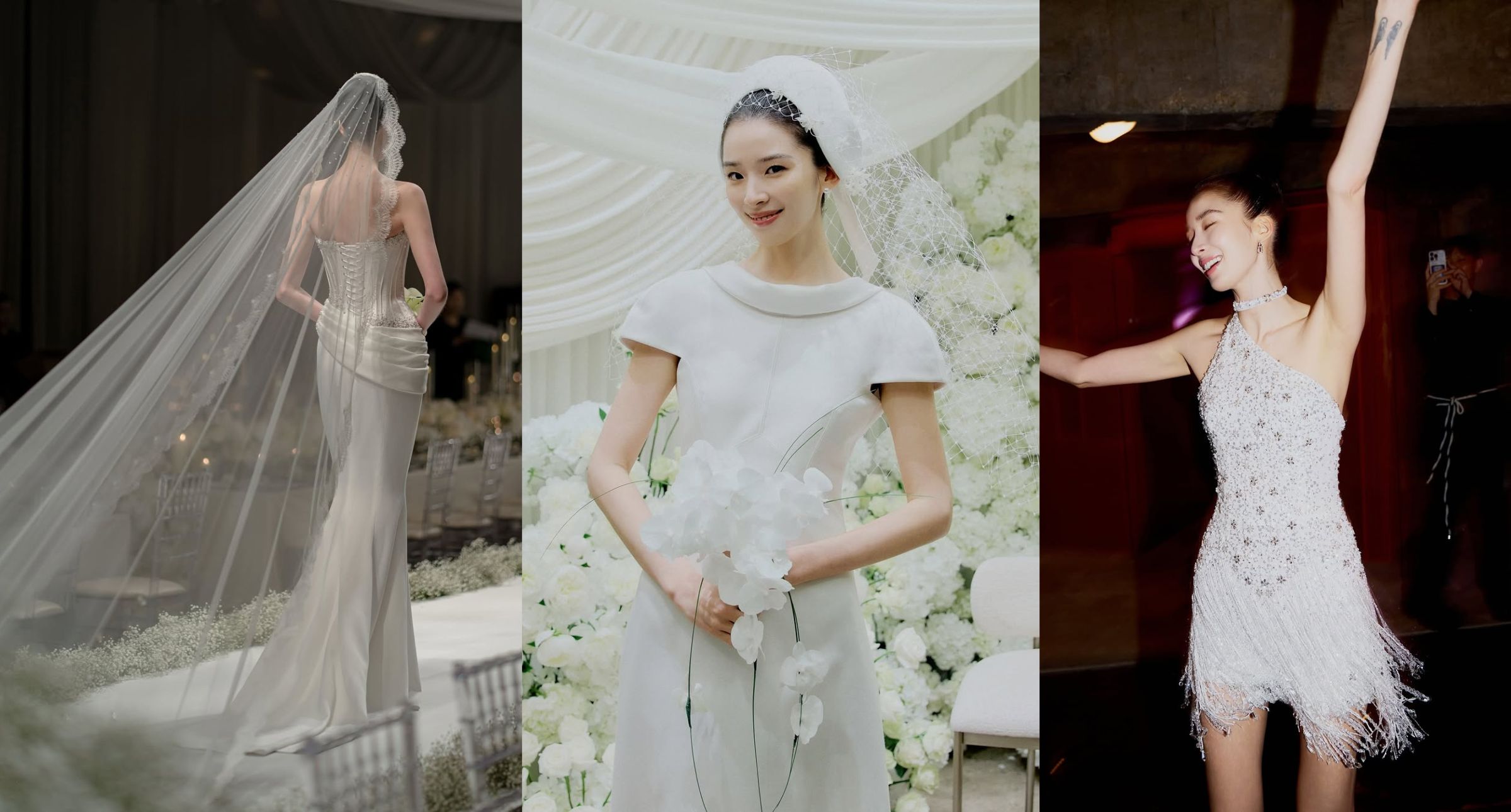 韓國名模 Irene Kim 浪漫完婚，Miss Sohee 訂製婚紗古典優雅，...