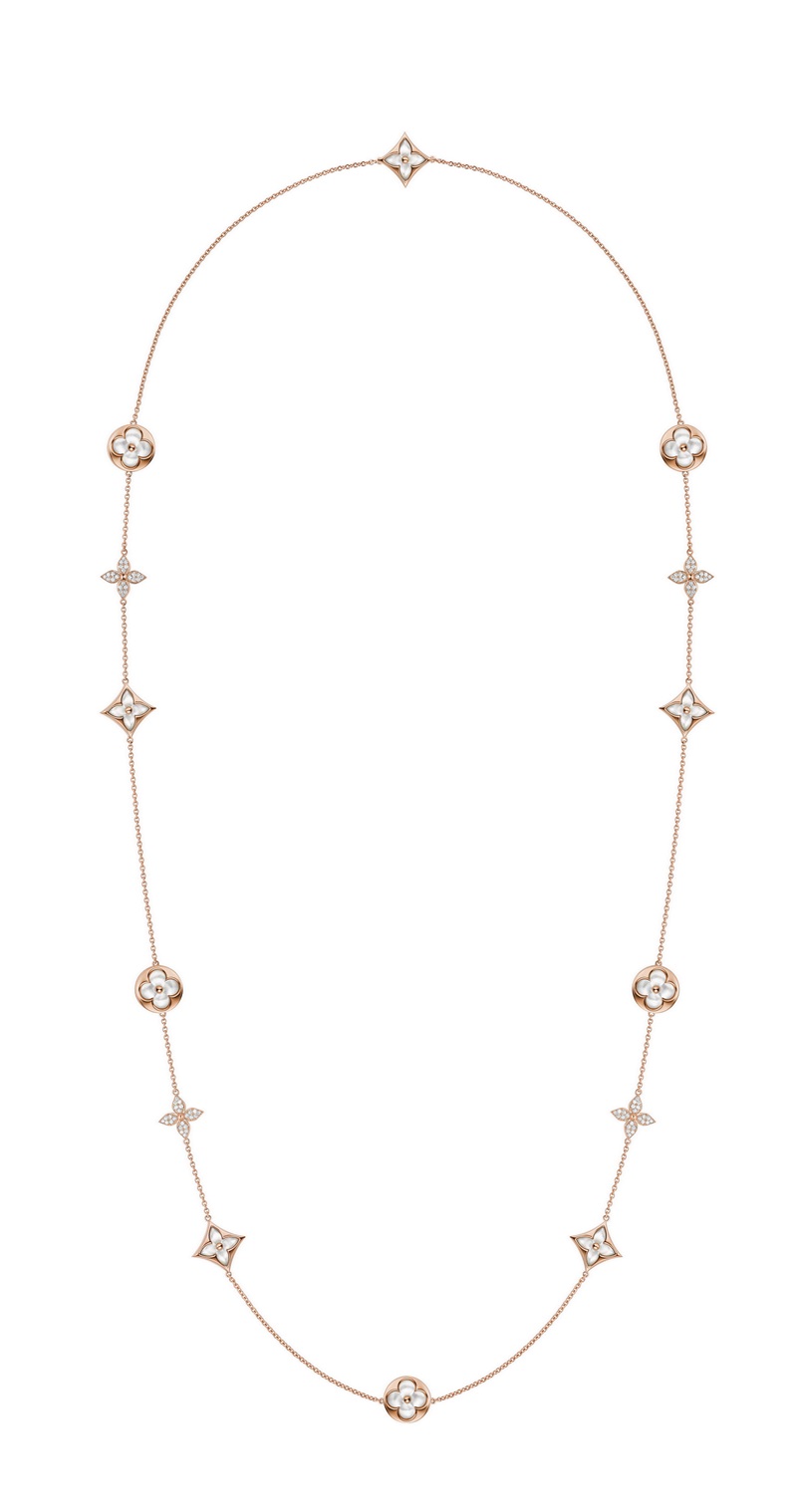 Monogram - Star 玫瑰K金鑲珍珠母貝長項鍊 NT$885,000