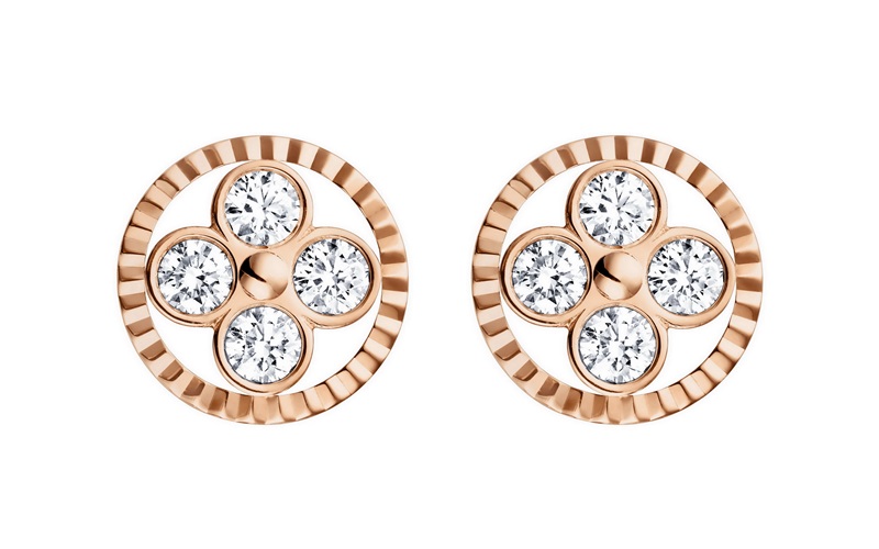 Monogram - Sun 玫瑰K金耳環 NT$139,000