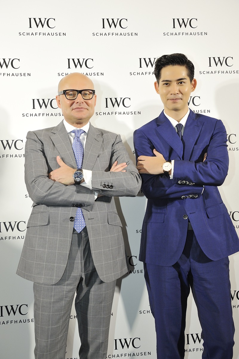 仔仔帥氣出席IWC開幕 就是愛機械錶！
