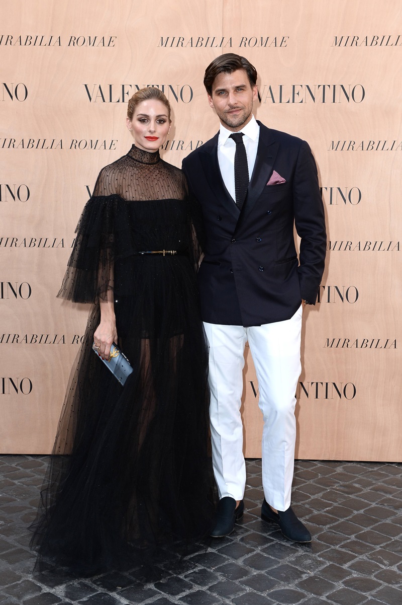 「紐約孫芸芸」Olivia Palermo與老公 Johannes Huebl 連袂出席MIRABILIA ROMAE 2015-16秋冬高級訂製系列時裝秀