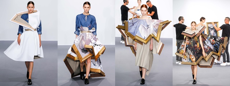 是畫也是衣服！Viktor&Rolf 畫框穿上身 化身行動藝術品