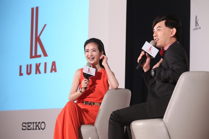 LUKIA代言人林依晨談及幸福時刻，洋溢滿滿幸福與自信風采